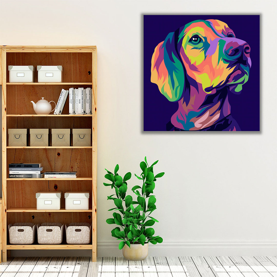 Labrador Retriever in Pop Art Style - Canvas Print Wall Art