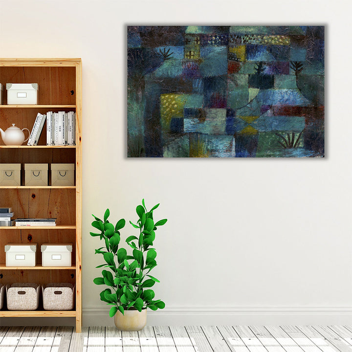 Terraced Garden, 1920 - Canvas Print Wall Art