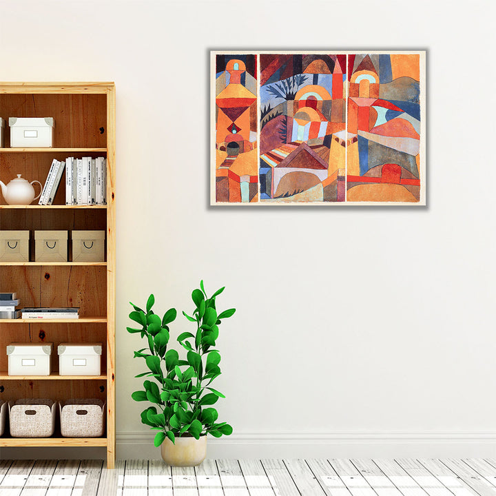Temple Gardens, 1920 - Canvas Print Wall Art