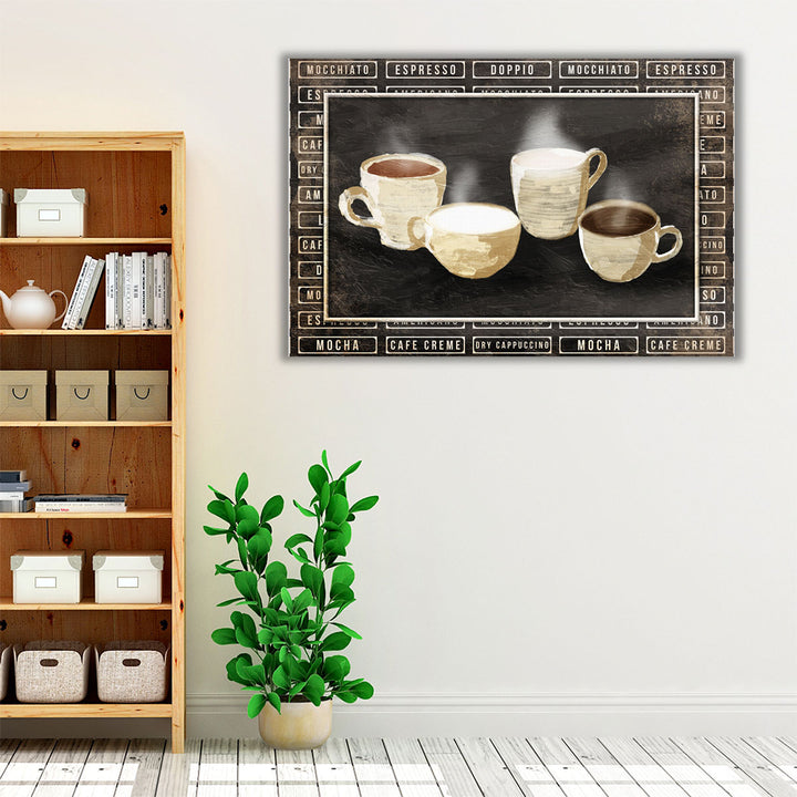 Kitchen wrapped canvas vintage coffee décor