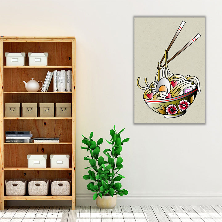 large kitchen art – modern noodle bowl theme