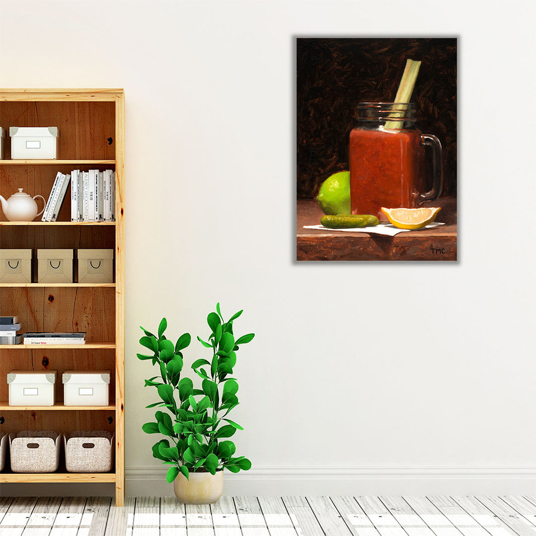 Wrapped Canvas Kitchen Wall Art piece