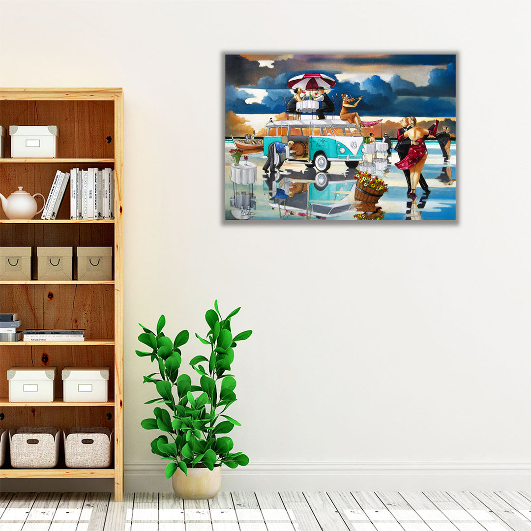 Cafe Helia - Canvas Print Wall Art