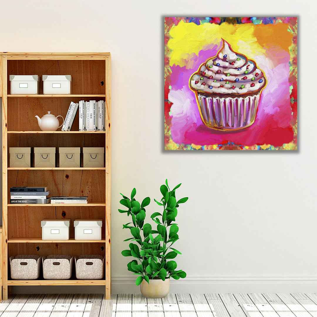 Kitchen Wrapped Canvas – colorful bakery décor
