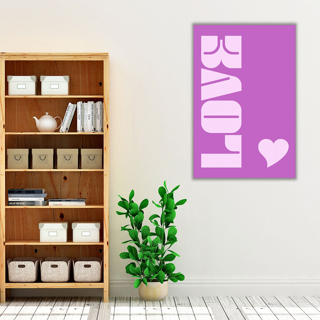 Love No 1 - Canvas Print Wall Art