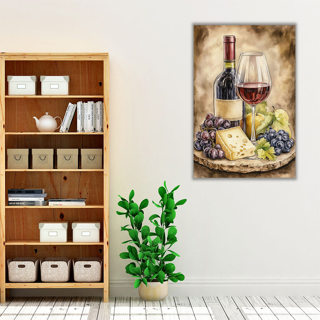 Kitchen Wrapped Canvas – fruit still life