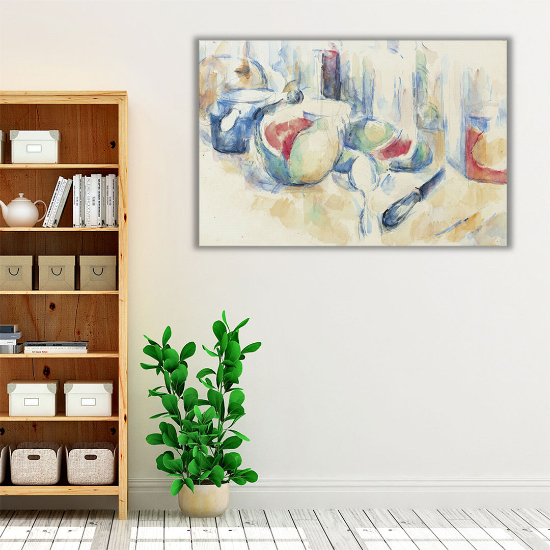 Wrapped canvas kitchen fruit artwork