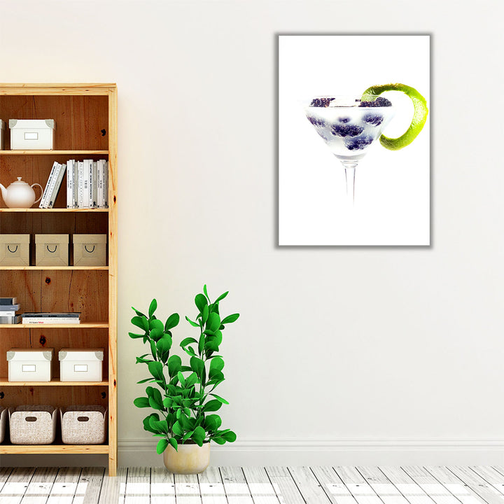 Kitchen Wrapped Canvas - berry art