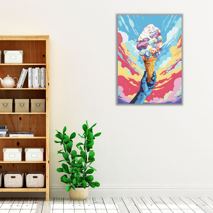 kids room art – fun ice cream pop graphic