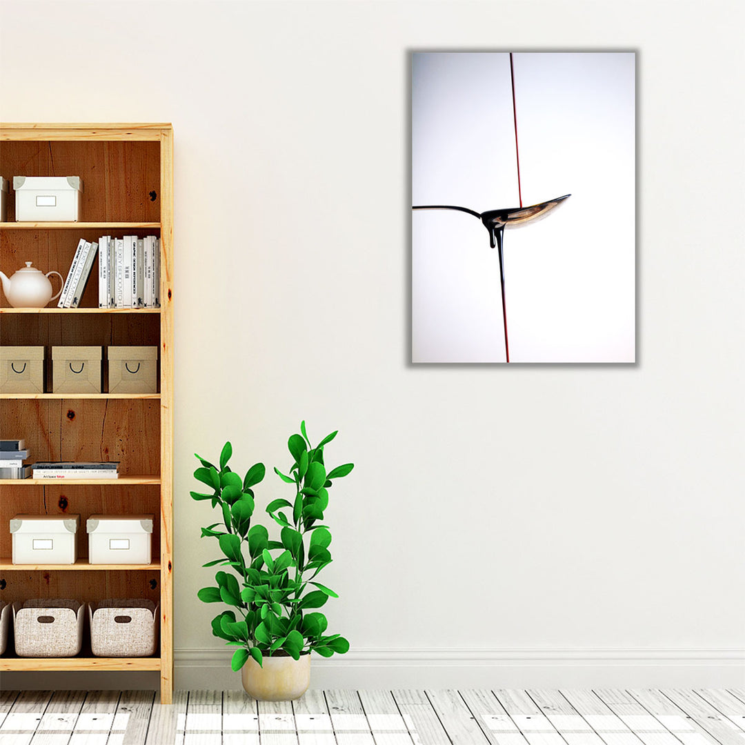 modern kitchen art – minimalist syrup drop