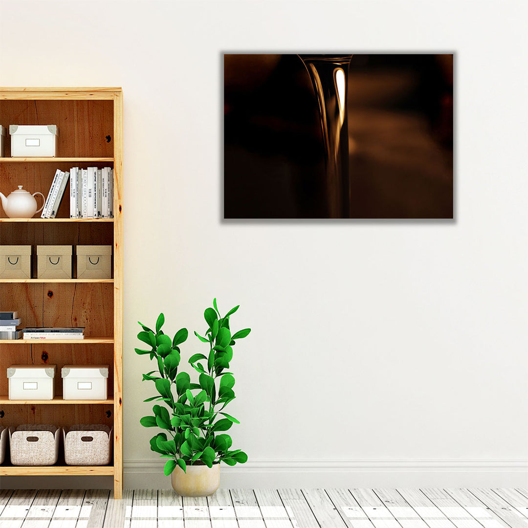 Brown kitchen wrapped canvas coffee art