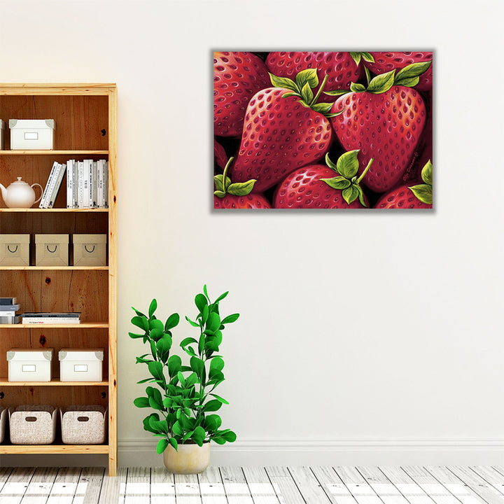 red fruit kitchen art – cozy and modern wall décor