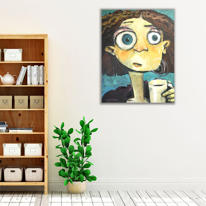 Kitchen Wrapped Canvas – modern coffee décor centerpiece