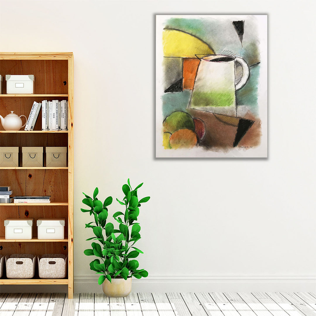 Kitchen wrapped canvas art abstract fruit