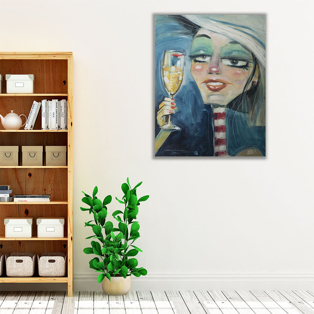 Kitchen Wrapped Canvas – chic contemporary décor centerpiece