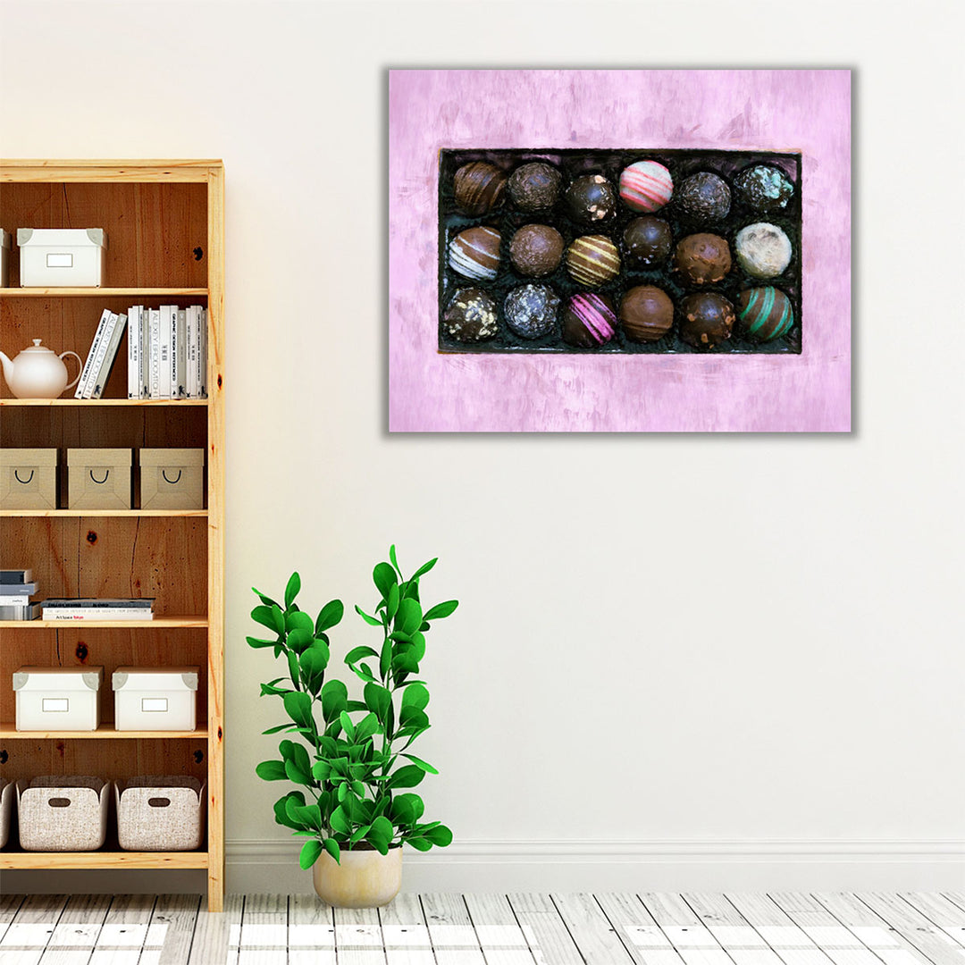 Kitchen Wrapped Canvas – vibrant dessert décor centerpiece