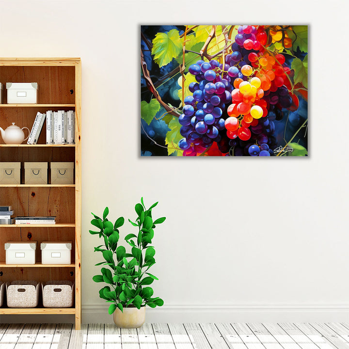 Kitchen Wrapped Canvas fruit art decor