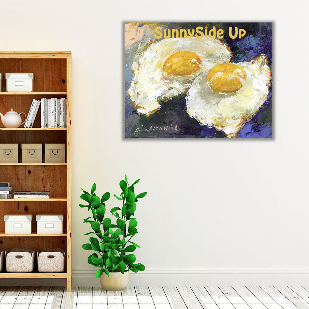 Kitchen Wrapped Canvas cheerful yellow décor