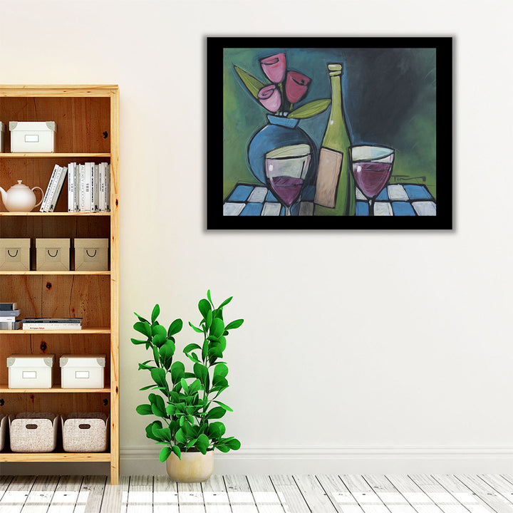 Wrapped canvas art – rustic kitchen still life