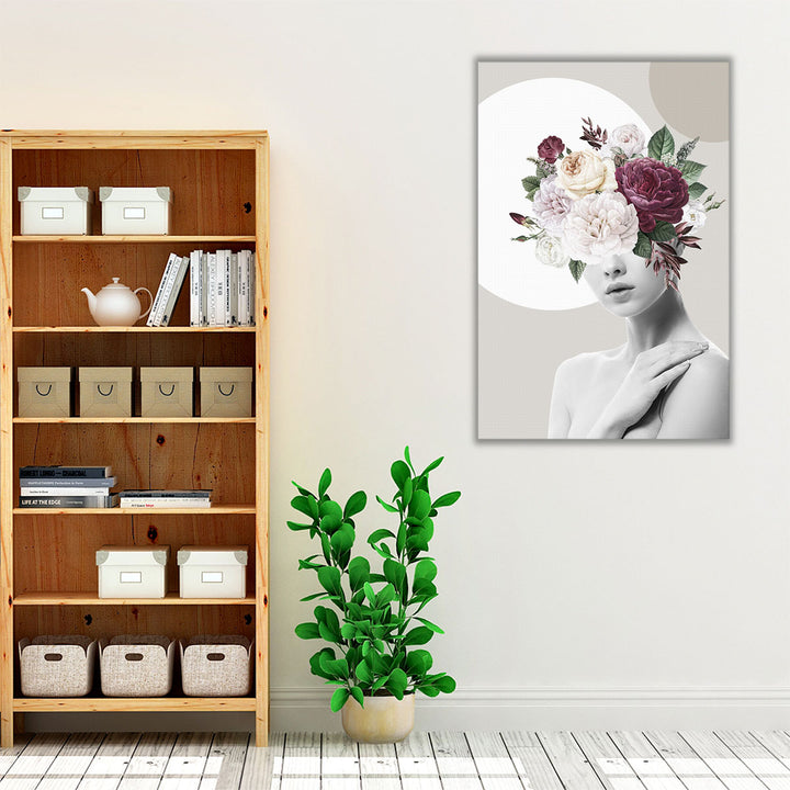 Flower Hat II - Canvas Print Wall Art