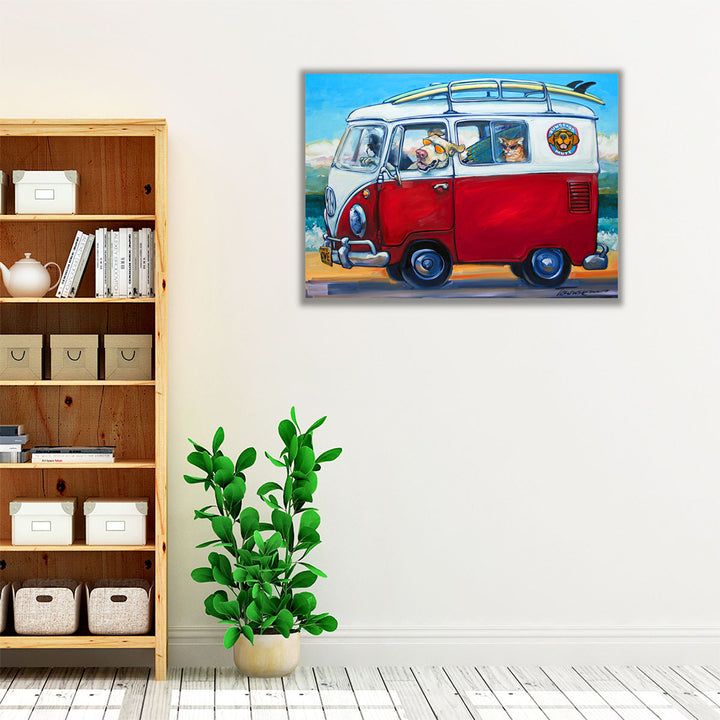 Sunglass Mutt - Canvas Print Wall Art