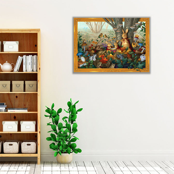Her Majesty In The Afternoon- Canvas Print Wall Art