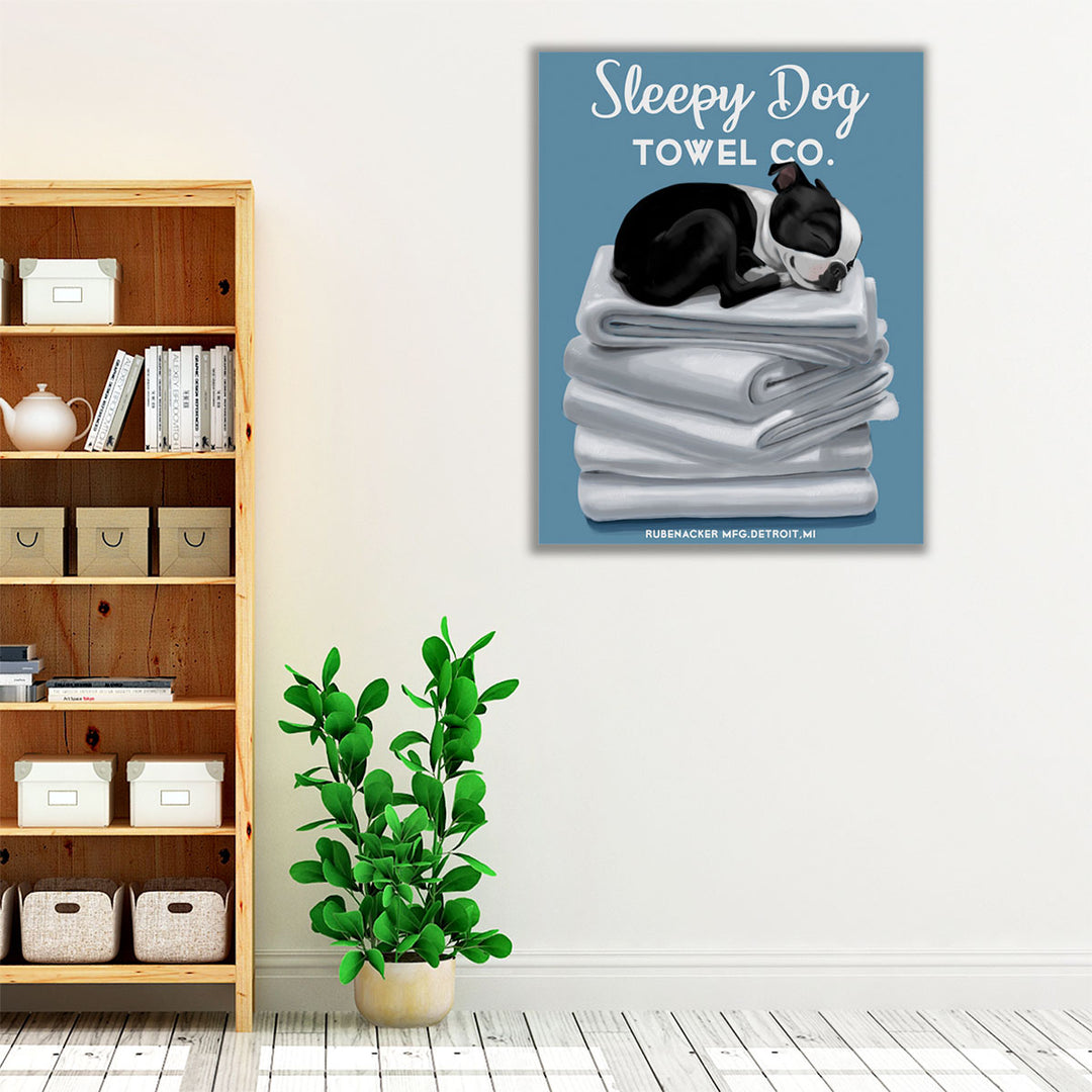 Sleepy Dog - Canvas Print Wall Art
