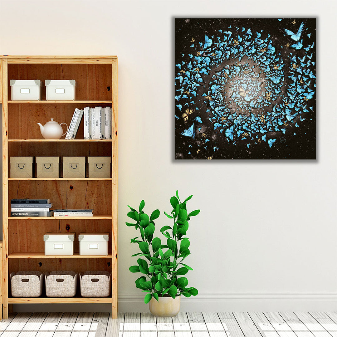 Butterfly Galaxy - Canvas Print Wall Art