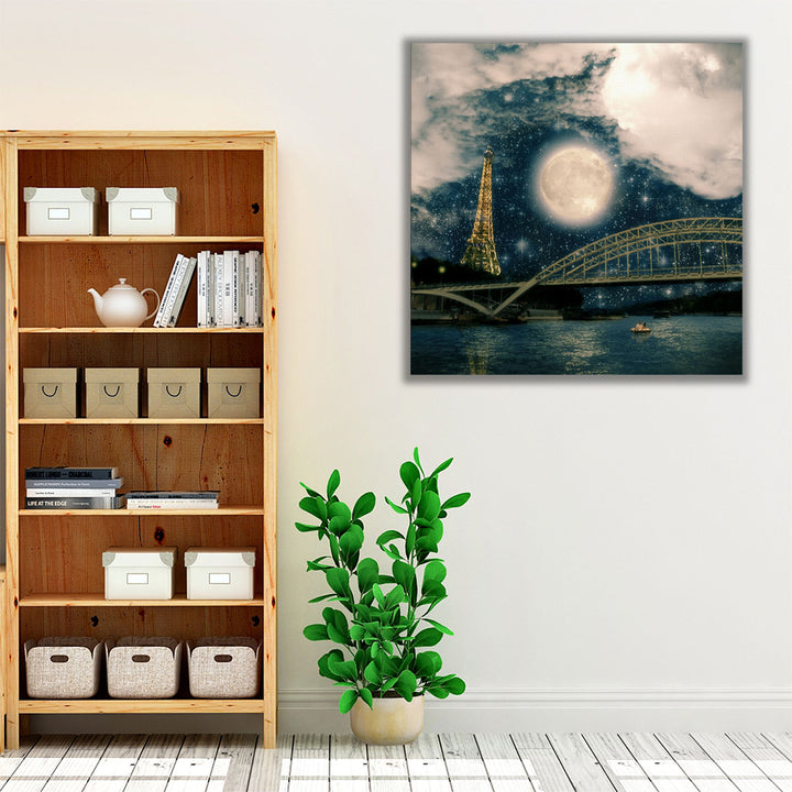 One Starry Night in Paris - Canvas Print Wall Art