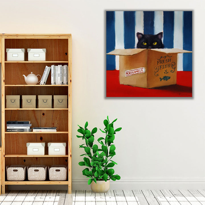 Cat Burglar - Canvas Print Wall Art