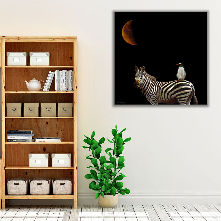 Pilgrimage Black and White - Canvas Print Wall Art