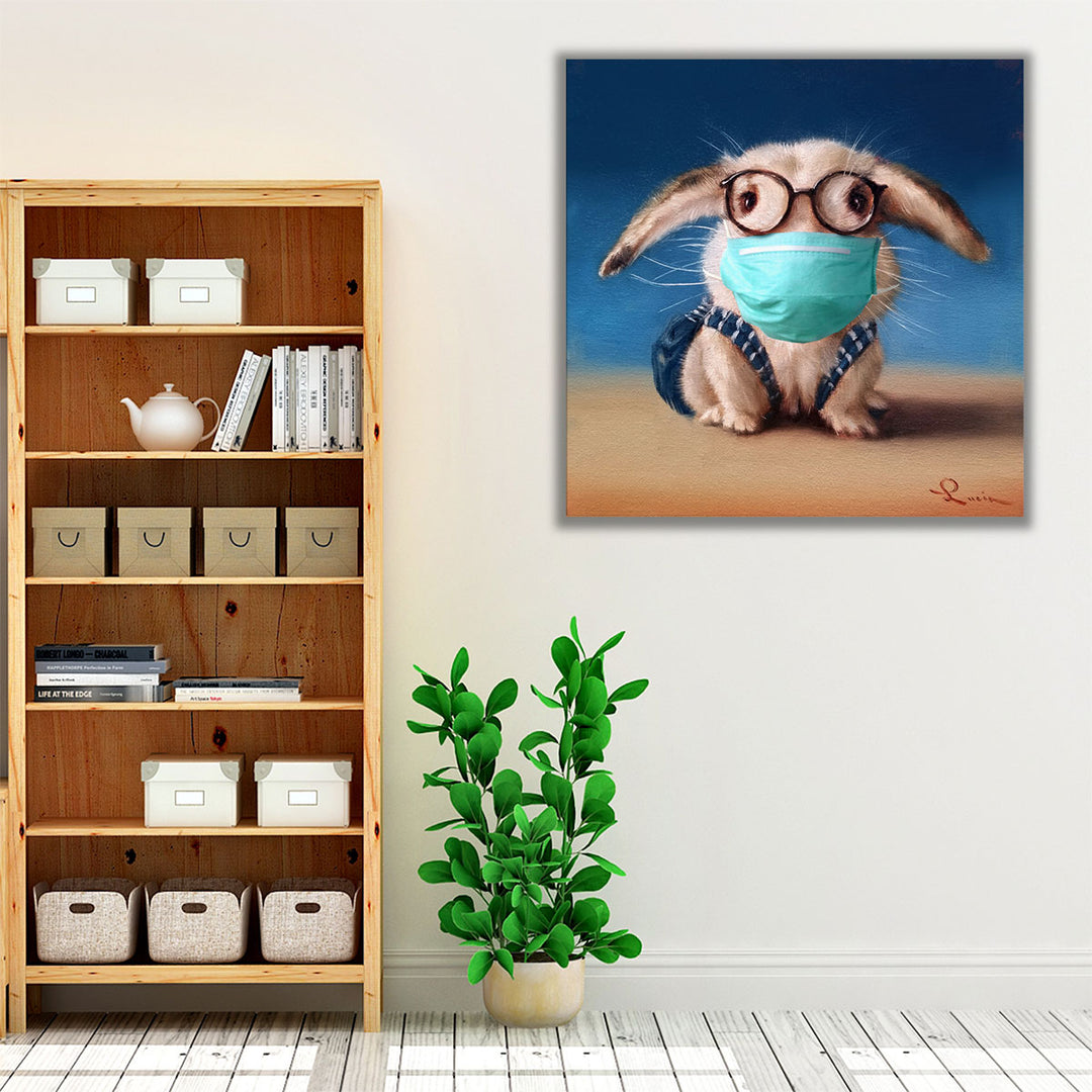 Back To School - Mask - Canvas Print Wall Art