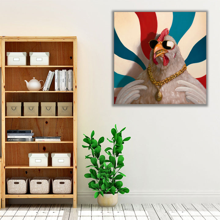 Grill Chicken - Canvas Print Wall Art