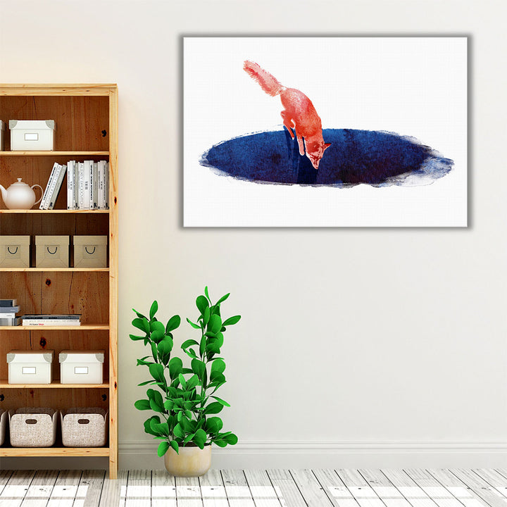 Jump Into Nowhere - Canvas Print Wall Art