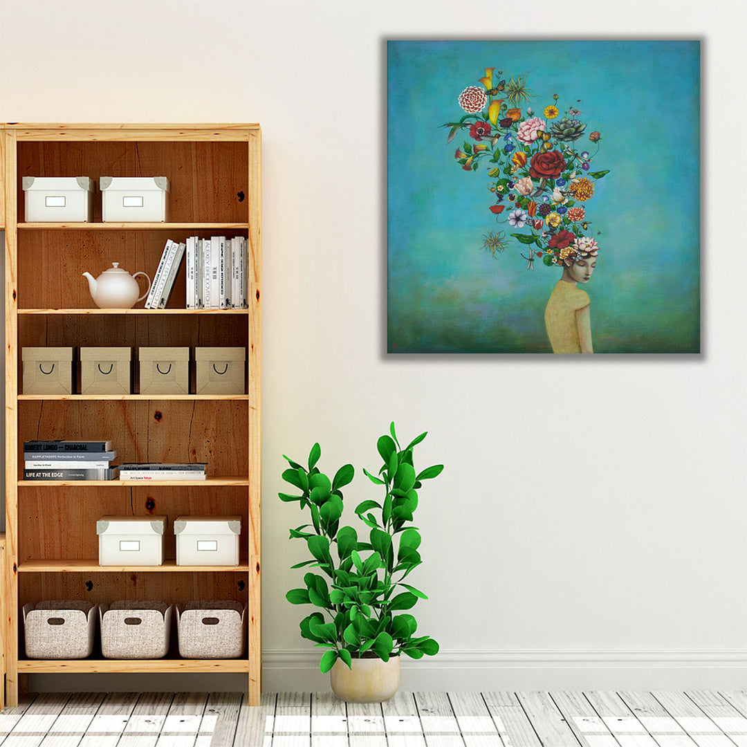 A Mindful Garden - Canvas Print Wall Art
