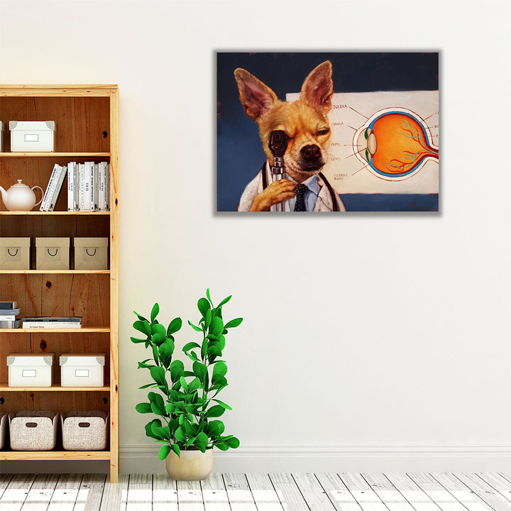 Seeing Eye Dog - Canvas Print Wall Art