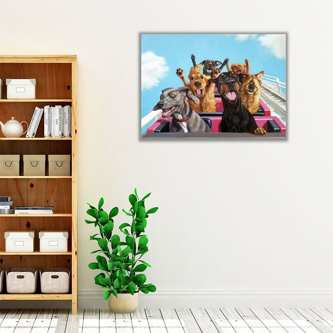 Thrill Seekers - Canvas Print Wall Art
