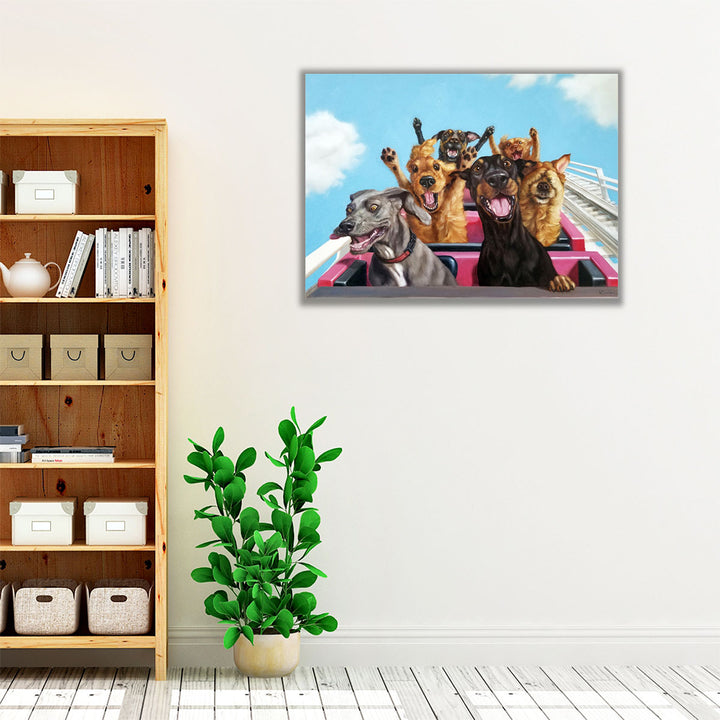 Thrill Seekers - Canvas Print Wall Art