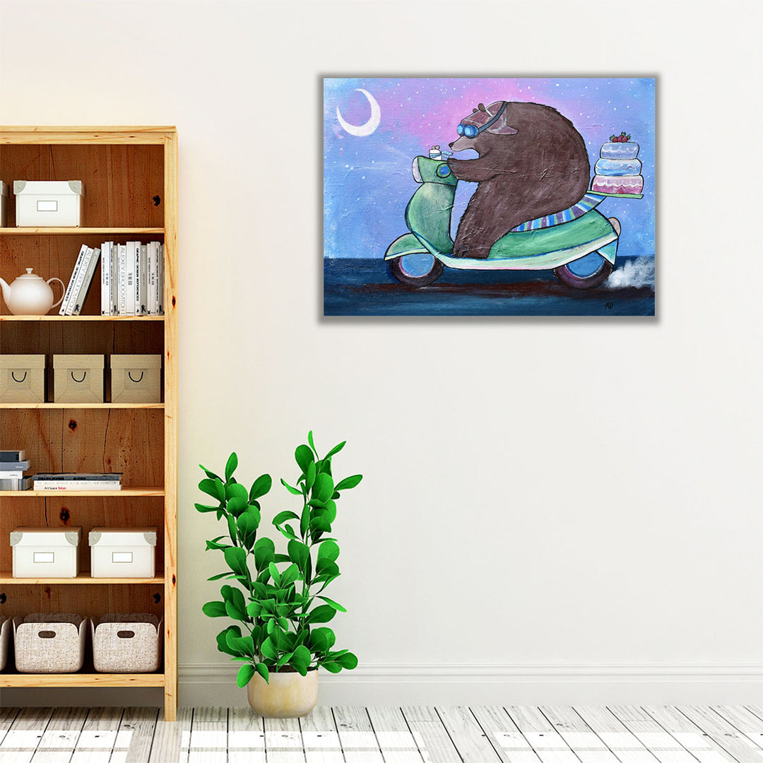 Cake Caper - Canvas Print Wall Art