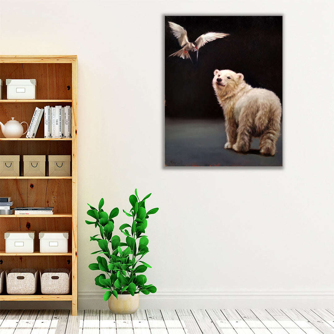 Making Friends - Canvas Print Wall Art