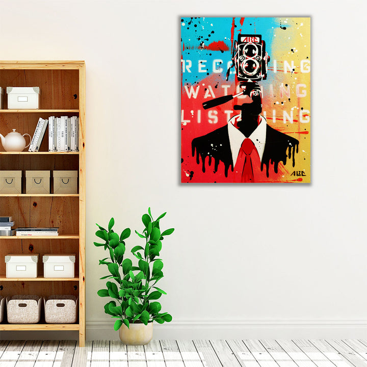 NSA Camera Man - Canvas Print Wall Art