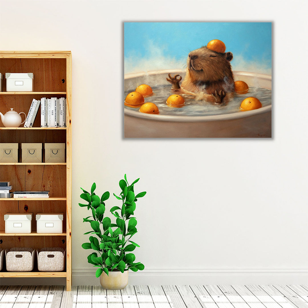 Capy State of Mind - Canvas Print Wall Art