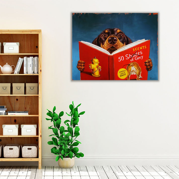 50 Scents of Grey - Canvas Print Wall Art