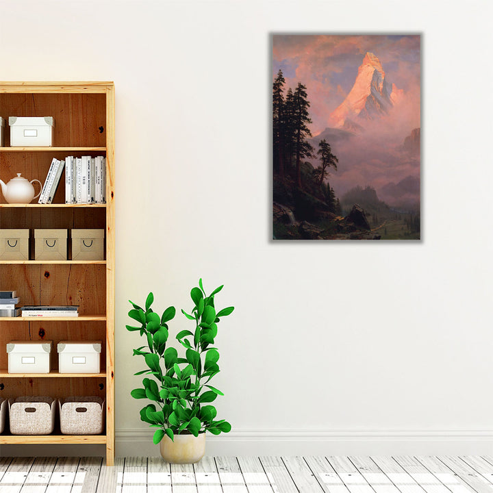 Neutral living room wrapped canvas décor