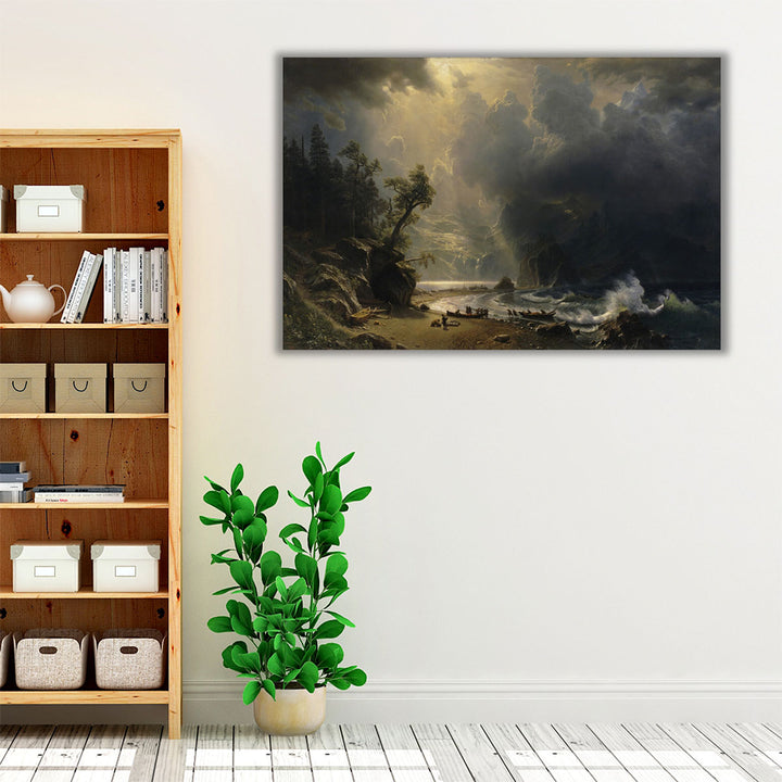 Coastal living room framed wall décor