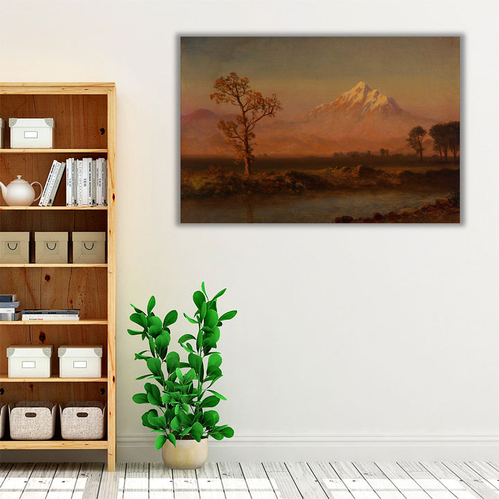 Espresso Framed Canvas neutral hall décor