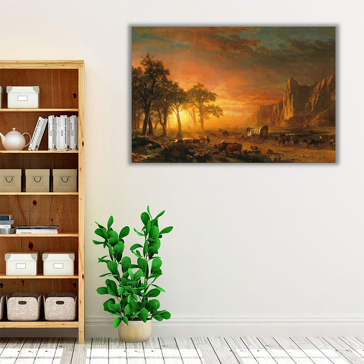 Living Room Wrapped Canvas serene art décor centerpiece