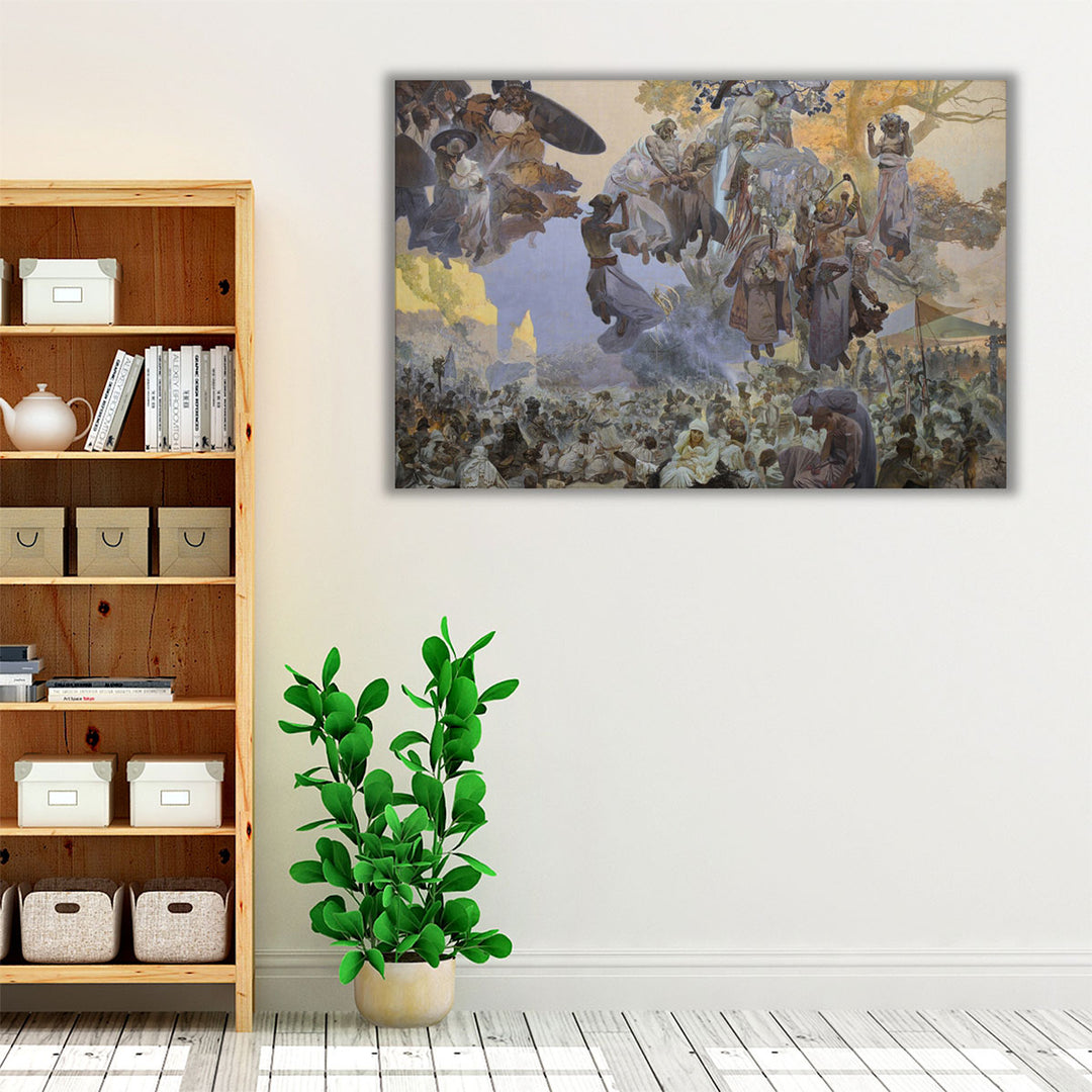 Slav Epic II, The Celebration of Svantovit, 1912 - Canvas Print Wall Art