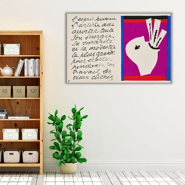 The Sword Swallower, 1947 - Canvas Print Wall Art