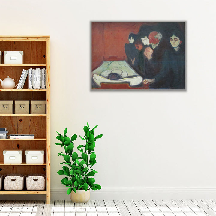 At the Death Bed - Canvas Print Wall Art